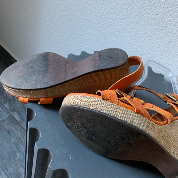 $85🔥Orange Diesel platform shoes size 40 or 9/9.5 - Picture 4 of 6